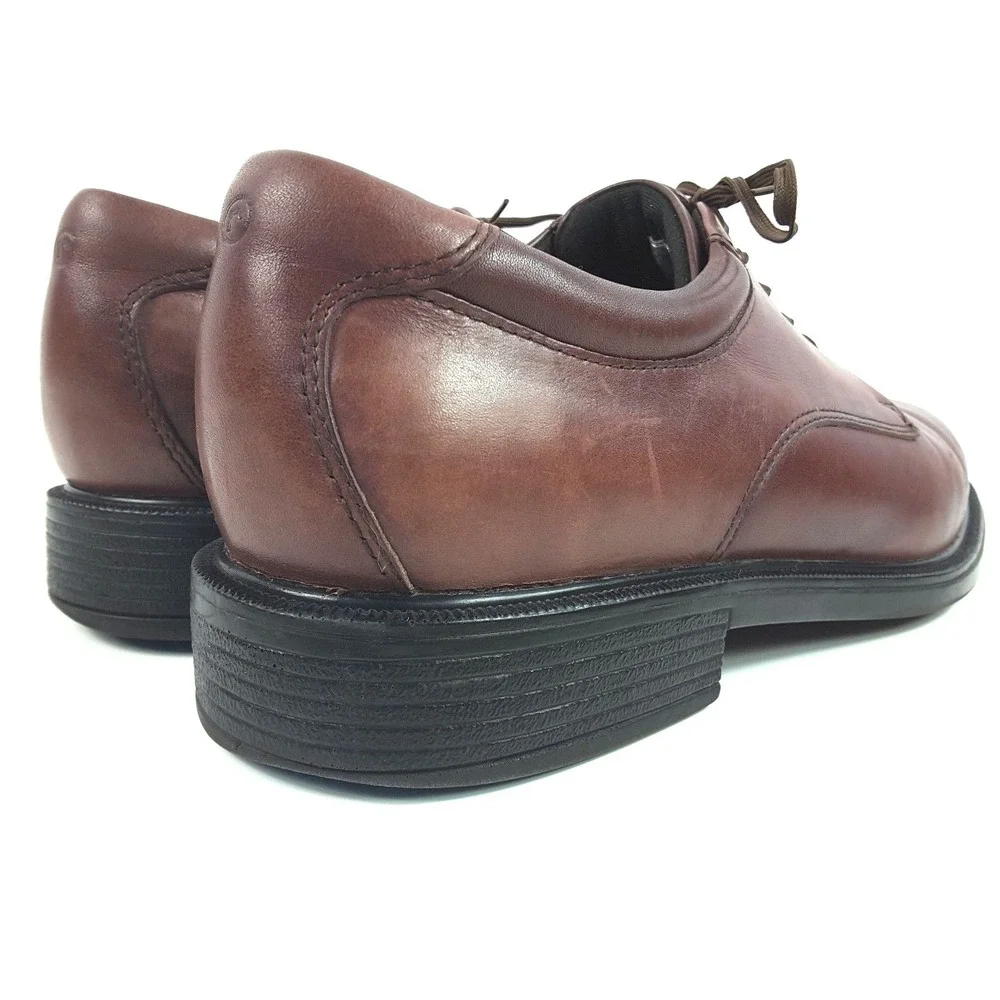 Rockport Margin Men's Brown Oxfords‎ Leather Casual Lace Up Shoes Size 10 M